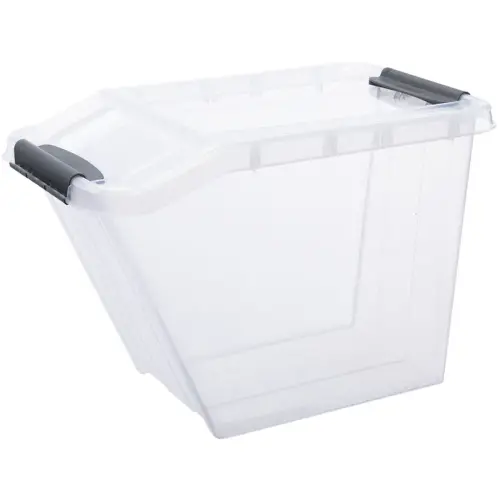 Bac de rangement PROBOX SLANTED, 58 litres - Plast Team photo du produit