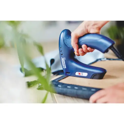 Agrafeuse/cloueuse électrique E100, bleu - Rapid Tools photo du produit