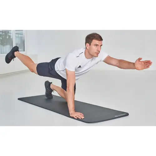 Tapis de sol de fitness, 10 mm, gris - Schildkr&ouml;t photo du produit