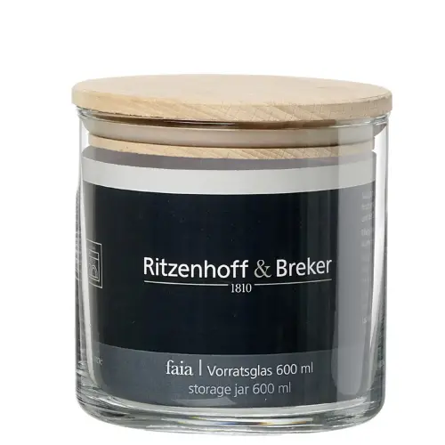 Bocal FAIA, rond, 1 litre - Ritzenhoff & Breker photo du produit