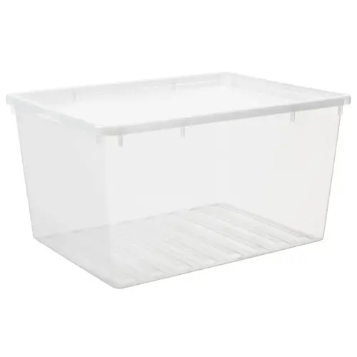 Bo&icirc;te de rangement BASIC BOX, 80 litres - Plast Team photo du produit