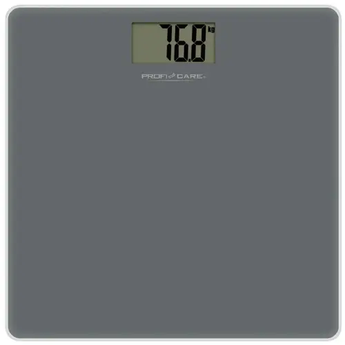 Pèse-personne digital en verre PC-PW 3122, gris - Profi Care photo du produit