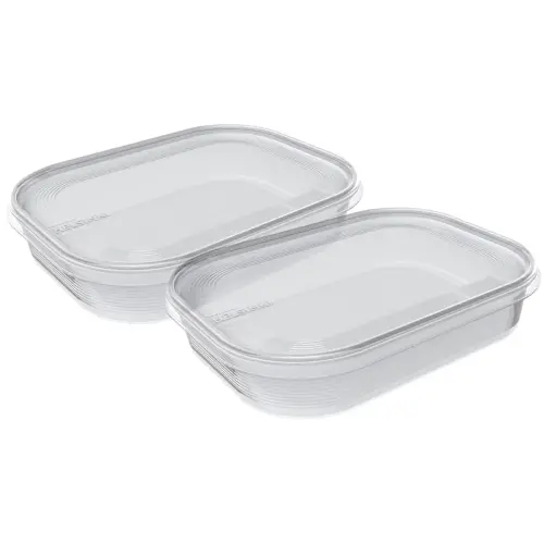 Set de 2 bo&icirc;tes de cong&eacute;lation Helsinki, 0,7 L - Plast Team photo du produit