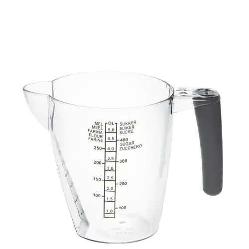Pichet mesureur, 1 litre, transparent - Plast Team photo du produit