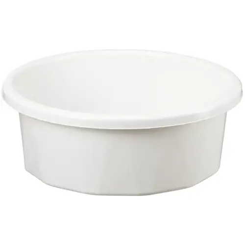 Bassine 'DIAMANT', 8 litres, blanc - Plast Team photo du produit