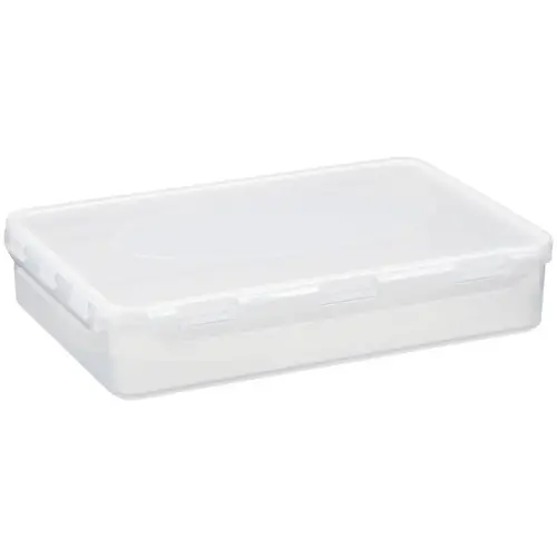 Boîte de conservation Airtight, 1,3 litre, blanc - Plast Team photo du produit