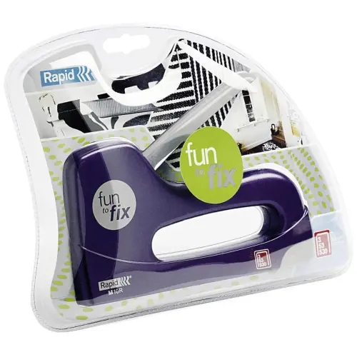 Agrafeuse Fun to Fix M10Y, violet - Rapid photo du produit
