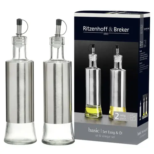 Kit flacons pour huile & vinaigre BASIC - Ritzenhoff & Breker photo du produit