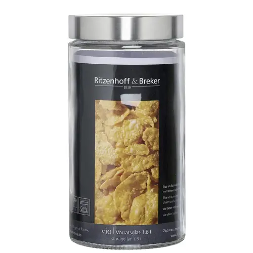 Bocal VIO, rond, 1,6 litre - Ritzenhoff & Breker photo du produit