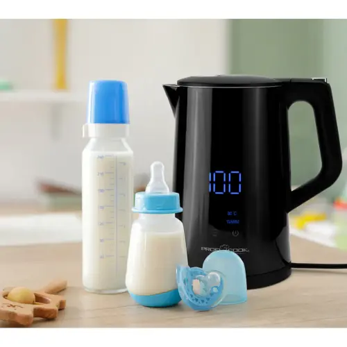 Bouilloire PC-WKS 1243, 1,7 litre, noir - Profi Cook photo du produit