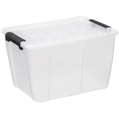 Boîte de rangement HOME BOX, 15 L, gris - Plast Team photo du produit