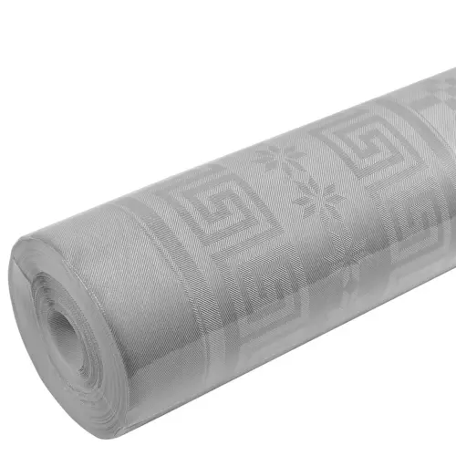 Nappe en papier damass&eacute;, (l)1,18 x (L)6 m, bordeaux - Pronappe photo du produit