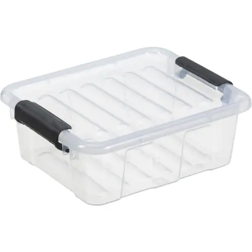 Boîte de rangement HOME BOX, 3 L, transparent - Plast Team photo du produit