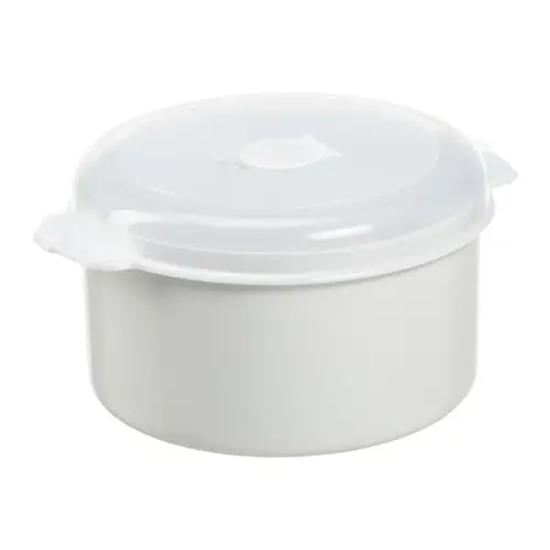 Boîte à micro-ondes Micro, 2 litres, rond - Plast Team photo du produit