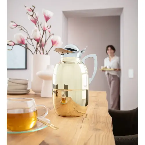 Pichet isotherme JUWEL, 1 litre, inox plaqué, or - Alfi photo du produit