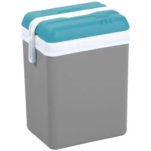Glaci&egrave;re, plastique, 15 litres, gris / bleu lagune - Eda Fontaine photo du produit