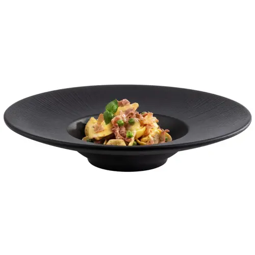 Assiette à pâtes NERO, diamètre 290 mm, noir - APS photo du produit