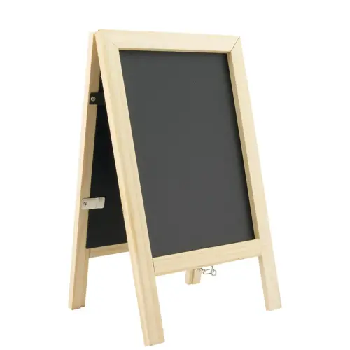 Ardoise de table MINI avec trépied, hêtre - Securit photo du produit