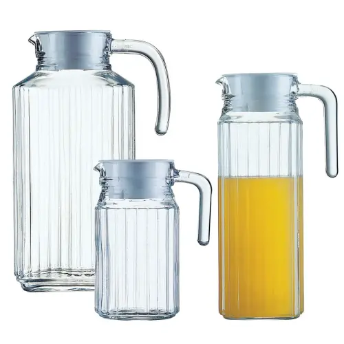 Pichet en verre 'Quadro', 1,7 L - Esmeyer photo du produit