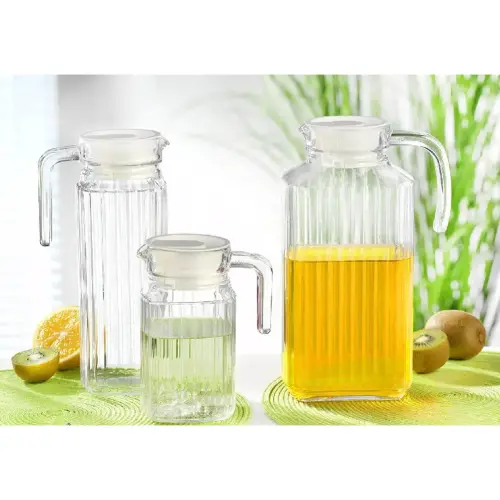 Pichet en verre 'Quadro', 1,7 L - Esmeyer photo du produit