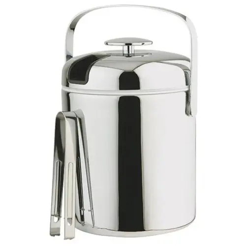 Seau à glaçons POLAR, acier inoxydable, 1,3 litre, noir - APS photo du produit