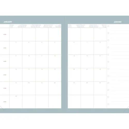 Agenda année scolaire 2026-2027 Ministre Septembre Color - Semainier Planning - Multilingue - Festy - Rose - 13 mois de août à août - 16x24 cm - Quo Vadis photo du produit