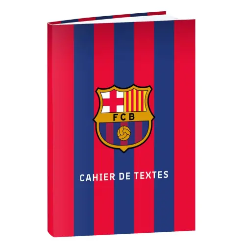 Cahier de textes Fran&ccedil;ais Barcelona Logo Journalier - 15x21 cm - Papier Clairefontaine blanc - Fabrication fran&ccedil;aise - Quo Vadis photo du produit