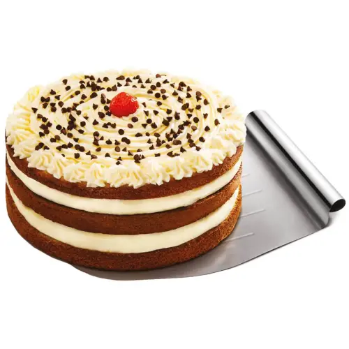 L&egrave;ve-g&acirc;teau, inox, avec poign&eacute;e - Metaltex photo du produit