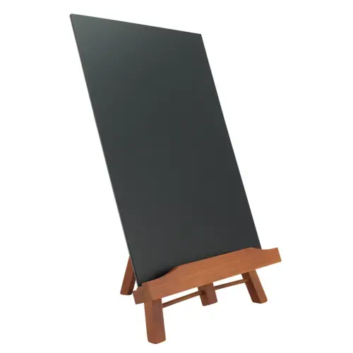 Ardoise de table JUNIOR avec chevalet, acajou - Securit photo du produit