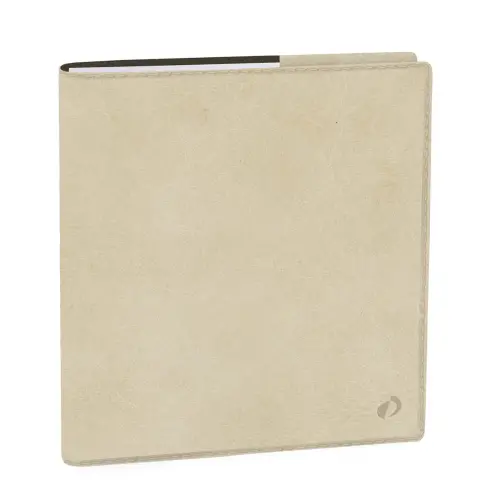 Agenda avec répertoire 2027 Exécutif - Semainier Planning Français - Bergame Beige - 14 mois de décembre à janvier - 16x16 cm - Papier Clairefontaine blanc - Fabrication française - Quo Vadis photo du produit