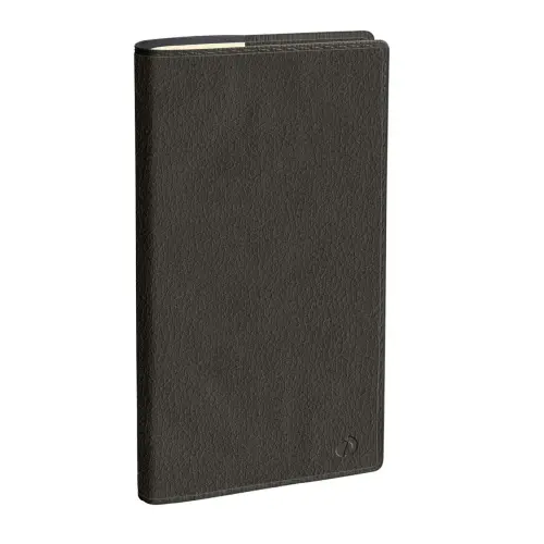 Agenda spiralé avec répertoire 2027 Italnote S Prestige - Semainier Horizontal Français - Marlow - Gris - 12 mois et 1/2 de mi-décembre à décembre - 8,8x17 cm - Quo Vadis photo du produit