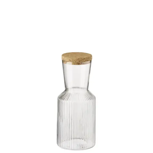 Carafe en verre LINES, 1 litre, transparent - APS photo du produit