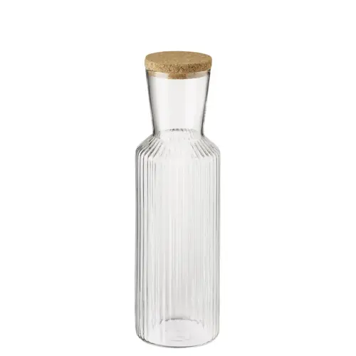 Carafe en verre LINES, 1 litre, transparent - APS photo du produit