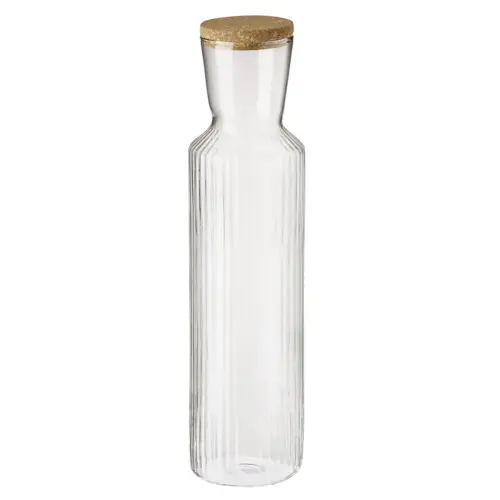 Carafe en verre LINES, 1 litre, transparent - APS photo du produit