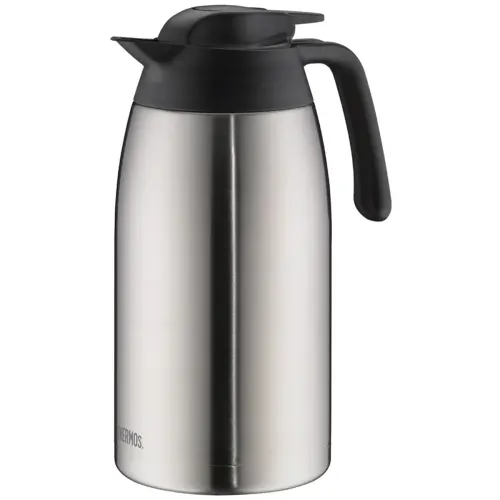 Pichet isotherme THV, 2 litres, inox / noir - Thermos photo du produit