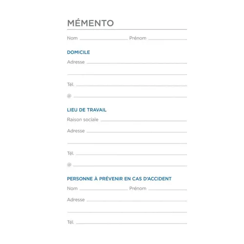 Agenda spiralé 2027 Maxiweek 1624 S - Semainier Horizontal Français - Marron - 13 mois de décembre à décembre - 16x24 cm - Papier Clairefontaine blanc - Fabrication française - Quo Vadis photo du produit