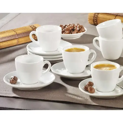 Tasses espresso 'Bistro', blanc - Esmeyer photo du produit