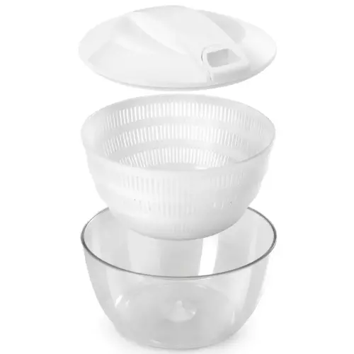 Essoreuse à salade Turbo, avec cordon, blanc - Metaltex photo du produit