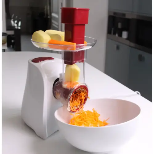 Coupe-l&eacute;gumes &eacute;lectrique Easy Veggie, 4 en 1 - Little Balance photo du produit