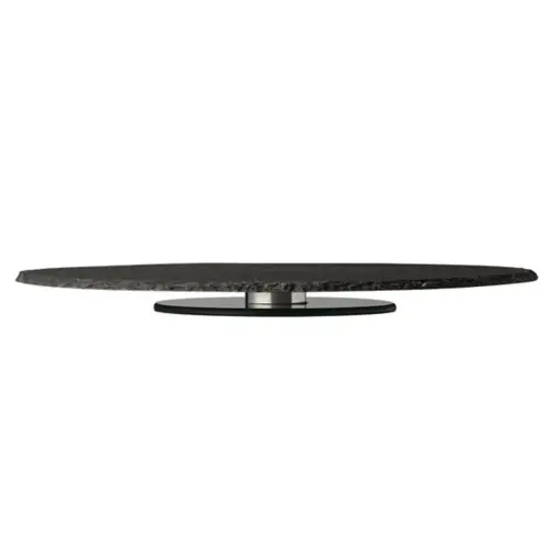 Plat à tarte en ardoise naturelle, rond, anthracite - APS photo du produit
