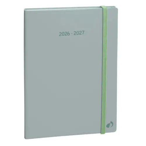 Agenda année scolaire 2026-2027 Ministre Septembre Color - Semainier Planning - Multilingue - Pastel - Vert clair - 13 mois de août à août - 16x24 cm - Quo Vadis photo du produit