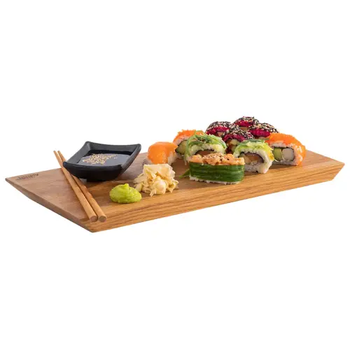 Planche à sushis SIMPLY WOOD, 350 x 170 mm, chêne - APS photo du produit