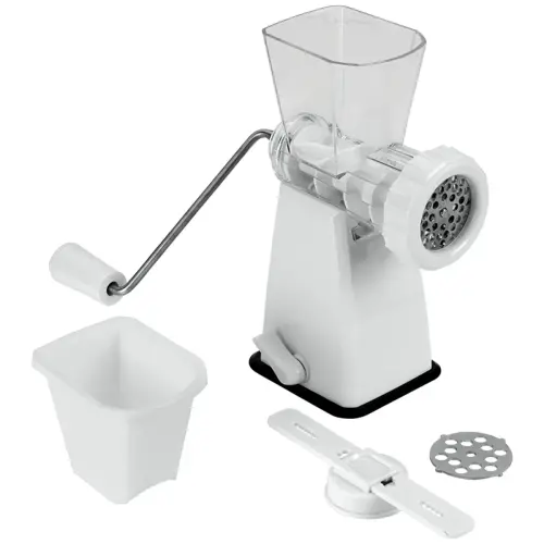 Hachoir Tartare, plastique/inox, blanc - Metaltex photo du produit