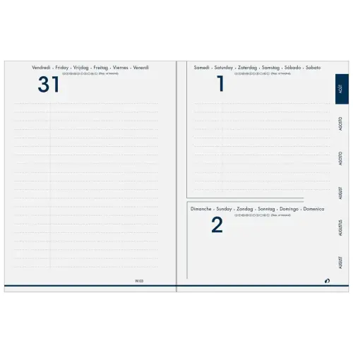 Agenda ann&eacute;e scolaire 2026-2027 Eurotextagenda Recycl&eacute; - Journalier - Multilingue - Respire - Montagne - 12 mois de ao&ucirc;t &agrave; juillet - 12x17 cm - Quo Vadis photo du produit