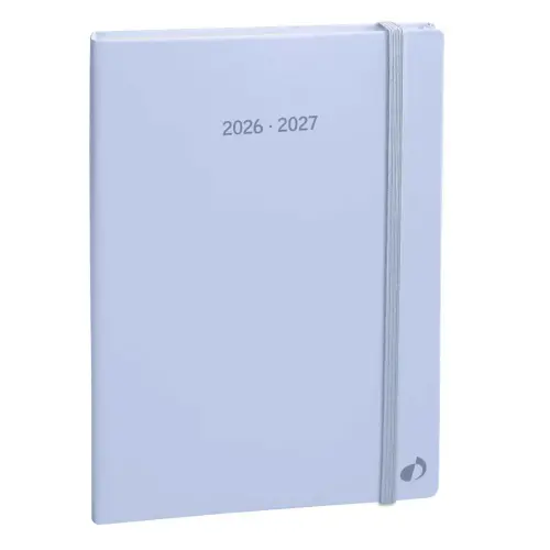 Agenda ann&eacute;e scolaire 2026-2027 Ministre Septembre Color - Semainier Planning - Multilingue - Pastel - Bleu clair - 13 mois de ao&ucirc;t &agrave; ao&ucirc;t - 16x24 cm - Quo Vadis photo du produit
