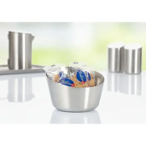 Coupelle pour snacks et dips VISTA, rond, argent - Esmeyer photo du produit