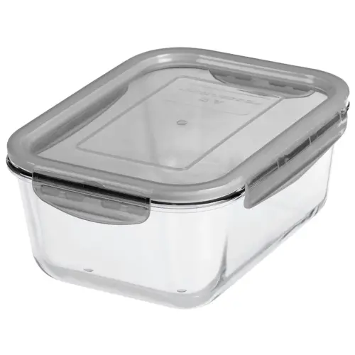 Boîte de conservation en verre, 0,75 litre, gris - Gastromax photo du produit