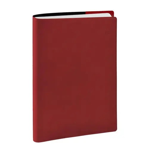 Agenda année scolaire 2026-2027 Eurotextagenda Recyclé - Journalier - Multilingue - Eunoia - Rouge - 12 mois de août à juillet - 12x17 cm - Quo Vadis photo du produit