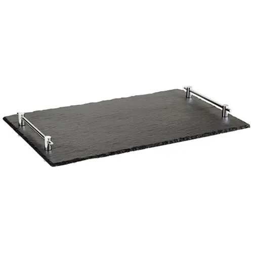 Plat en ardoise naturelle HOCHSTAPLER, L530 x P325 mm - APS photo du produit