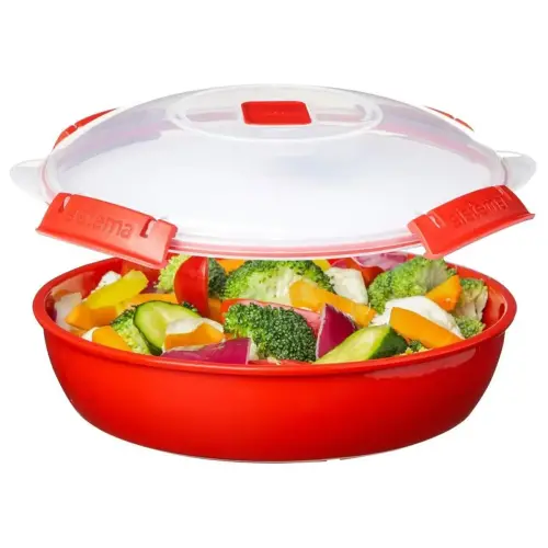 Boîte pour micro-ondes MICROWAVE, 1,29 l, rouge - Sistema photo du produit